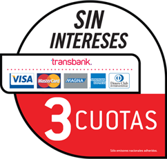 3 Cuotas sin interés